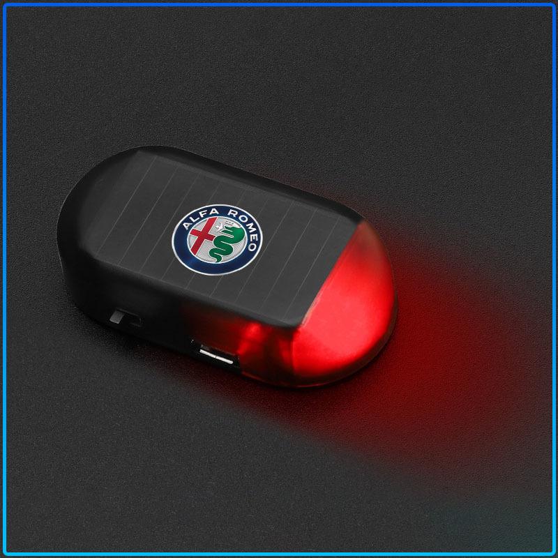 1pcs Strobe Signal Security System Flash Warning LED Light Alarm Lamp For Alfa Romeo 147 159 Giulietta Giulia Mito Spider Alpha Nheadrest
