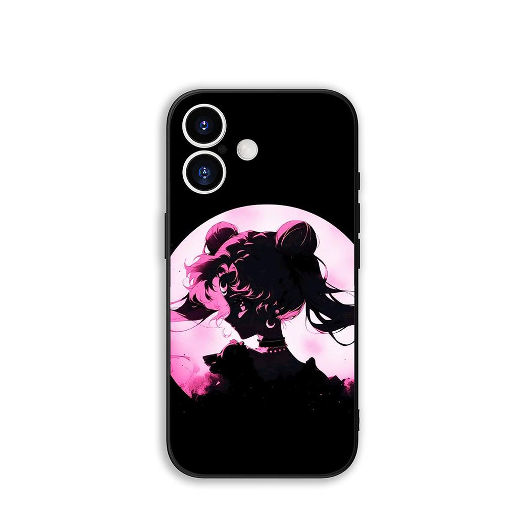 Funda Coque Cover for Apple iPhone 15 14 16 Plus XS 13 11 12 Pro Max XR X 16E ProMax Phone Case Cat Sailors Beautiful Girl Moon