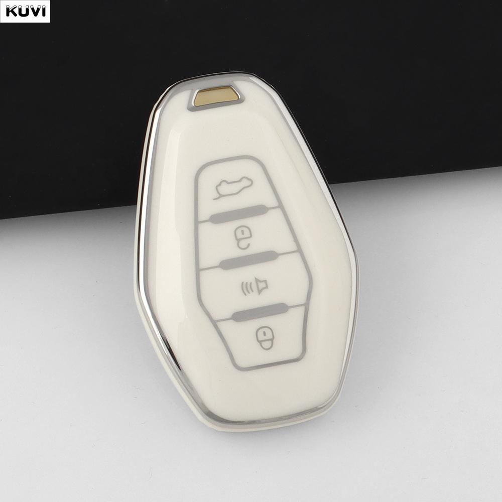 

Fashion Tpu Car Key Case Cover Full Shell Fob For Chery Jetour X70 X90 X95 Plus Holder Keychain Protector Auto Accessories