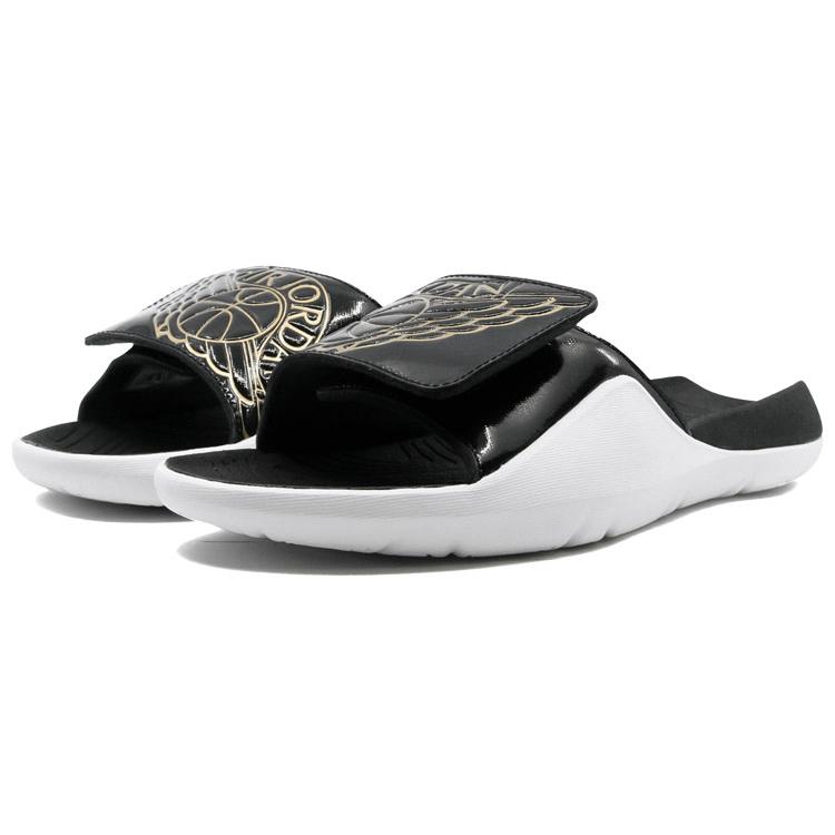 Jordan Hydro 7 Black Metallic Gold White GS AA2516-021