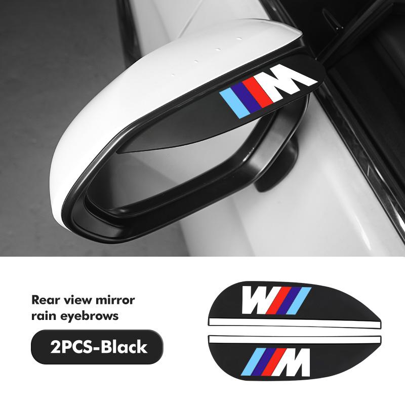 2 Stück Auto Sonnenblende Rückspiegel Regenaugenbraue Schutz Aufkleber Für BMW M 1 3 4 5 6 7 Serie X1 X3 X4 X5 G20 G38 F48 E36 E39