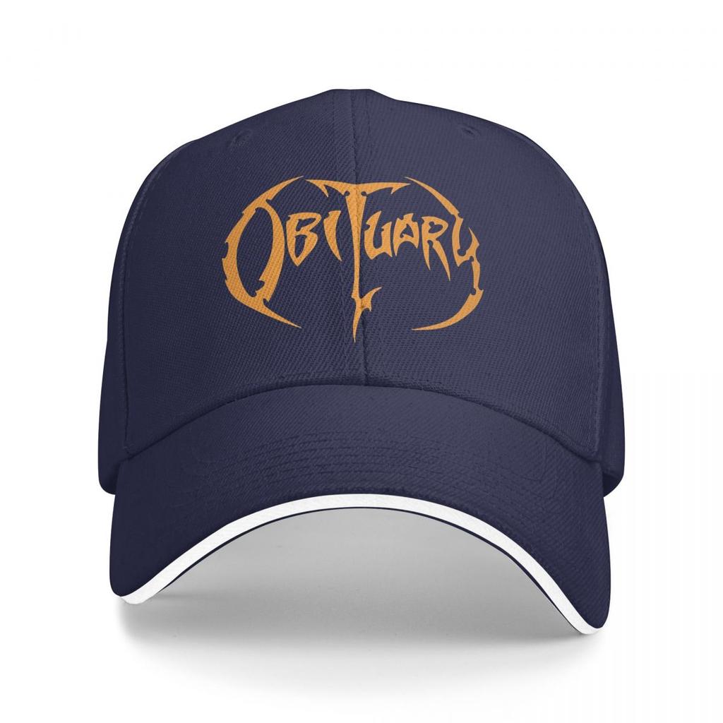 Unisex Baseballkepsar Dödsannons Death Metal Rockband Musik Utomhus Streetwear Sport Baseballkepsar Hip Hop Keps Casquette Hattar