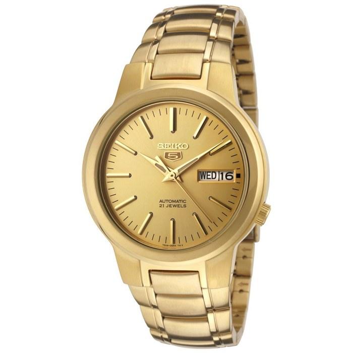 [Seiko] SEIKO 5 Automatic Watch Gold Dial SNKA10K1 Men s