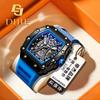 Quartz Watch Men'S Automatic Waterproof Spring Calendar Watch Barrel Type Hollow Fashion
