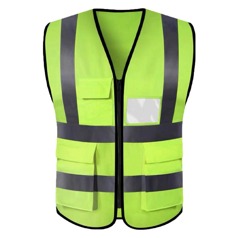 High-Visibility Reflective Safety Vest for Traffic and Construction Workers