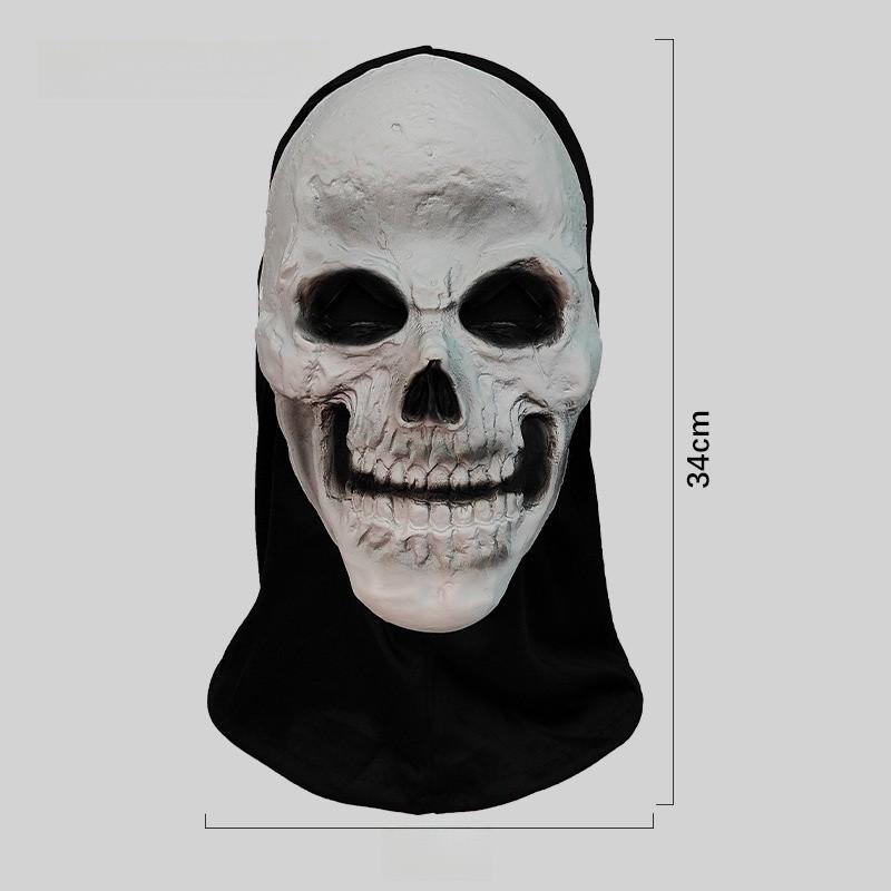 Mask Scream White Skull Ghost Face Masquerade Halloween Party Mock Gift Prop