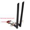M.2/NGFF to PCI-E Card Board WiFi Bluetooth PC Adapter For Intel AX200 w/Antenna