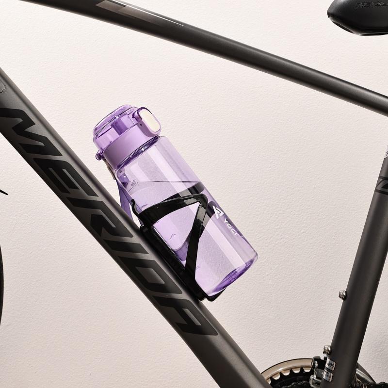 25.4oz Portable Sports Water Bottle Clear Solid Color Plastic Drinking Cups With Tick Marks Perfect For Outdoor Travel Driving