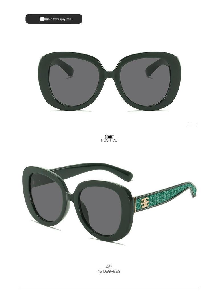 2026 Women's Retro Leopard Print Large Frame Sunglasses with UV Protection - High-End Fashion Trend