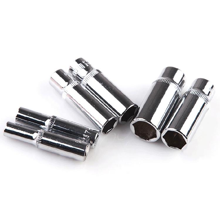 11 Stück 1/4 Zoll Antrieb 6,35 mm Sechskant Tiefbettnuss Reparaturwerkzeug Ratsche