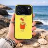 Funny Cute Food Fancy Phone Case For iPhone17,16,15,14,13,12,11,Pro,MAX Gray Matte Silicone Black Cover