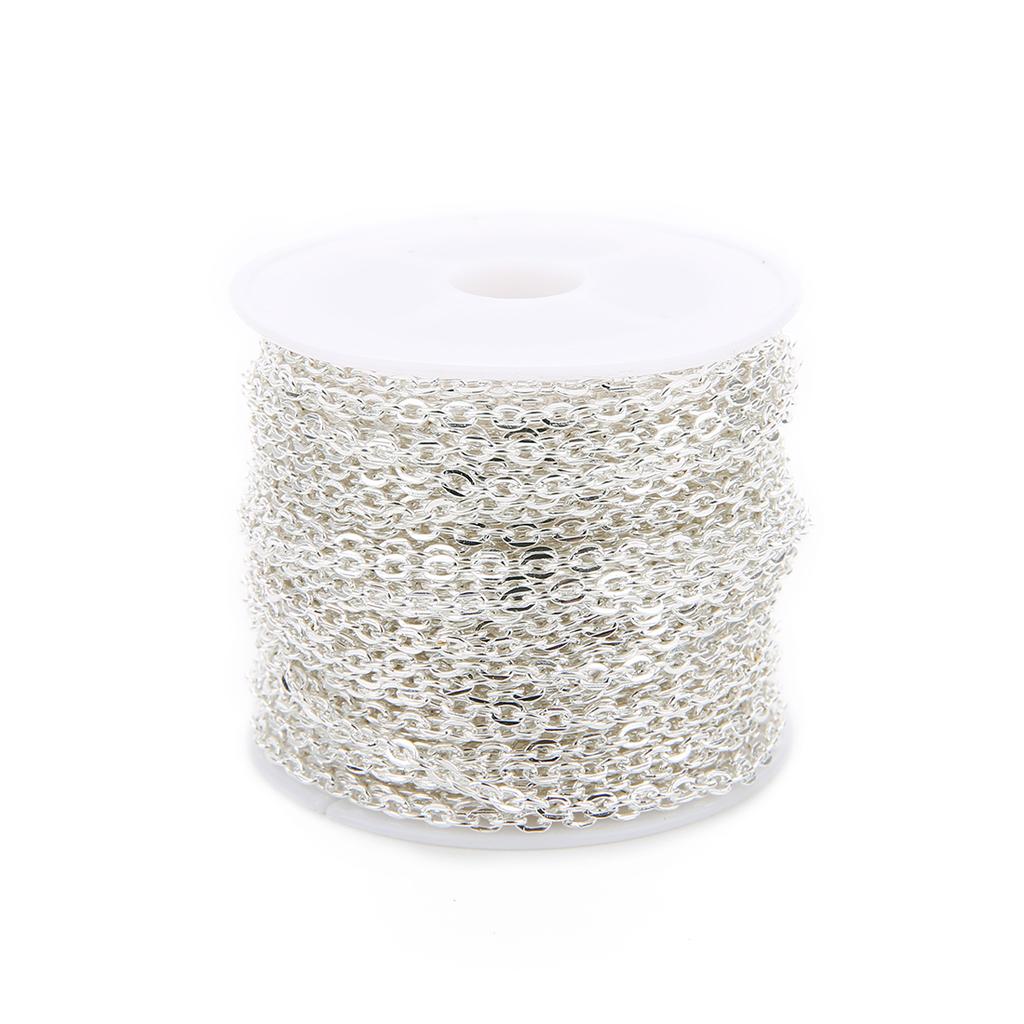 10Yards 2x3/3x4mm Iron Chains Metal Bulk Link Chains For Jewelry Making DIY Handmade Bracelets Necklace Materials Accessories
