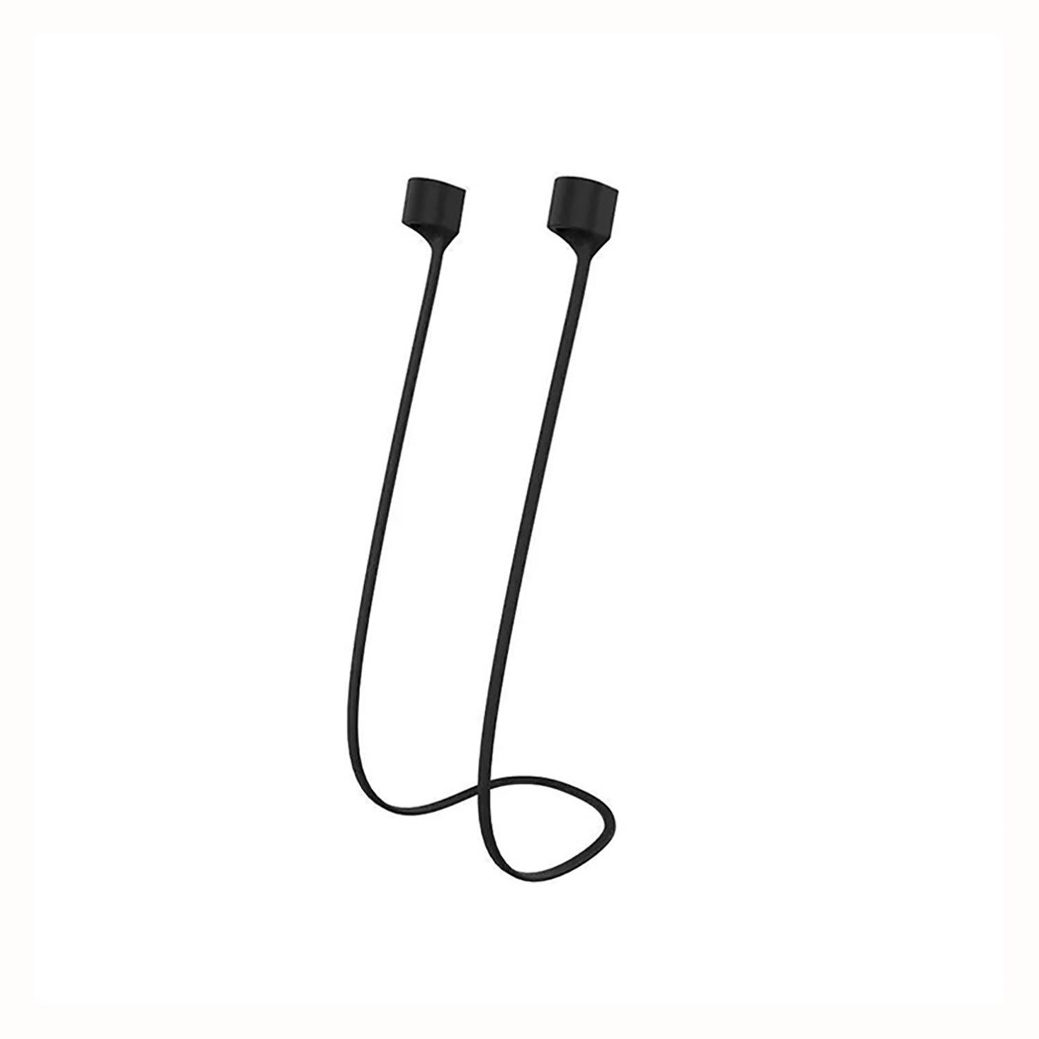 

Apple AirPods/Pro2 Anti-Lost Silicone Magnetic/Non-Magnetic Earbuds Rope 55cm Non-magnetic + No Packaging чорний