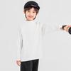 Kids' Winter Fluffy Stand Collar Long-Sleeve Base Layer T-Shirt