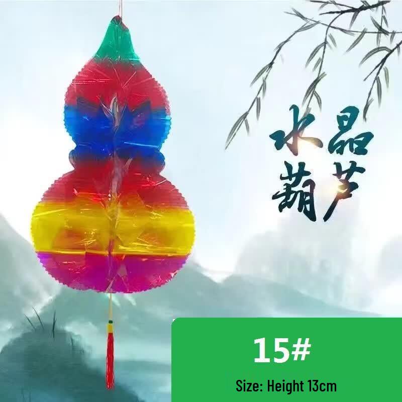 Multicolor Crystal Gourd Decorative Pendant