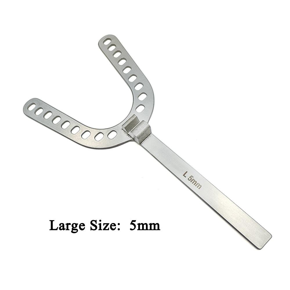 Dental Oral Centric Tray Set Impression Trays ProGauge for Bite Recording 2mm/3mm/5mmDenture Repair Occlusal Record Articulator