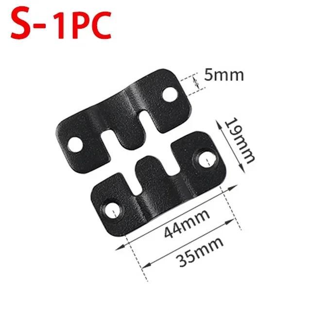 1/3set Stainless Steel Interlock Hanging Buckle Flush Mount Bracket Furniture Connector Wall Picture Frame Display Hanger Hooks
