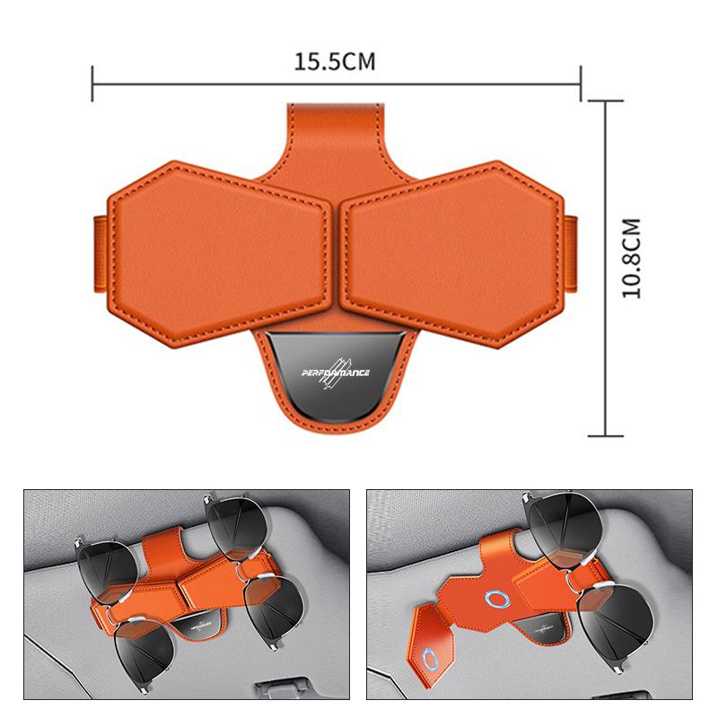 New Leather Car Glasses Case Sunglasses Storage Box Clip For M Performance BMW F20 F40 F22 F30 E90 F32 F10 F06 F07 F46 M3 M4 M5 EDS4