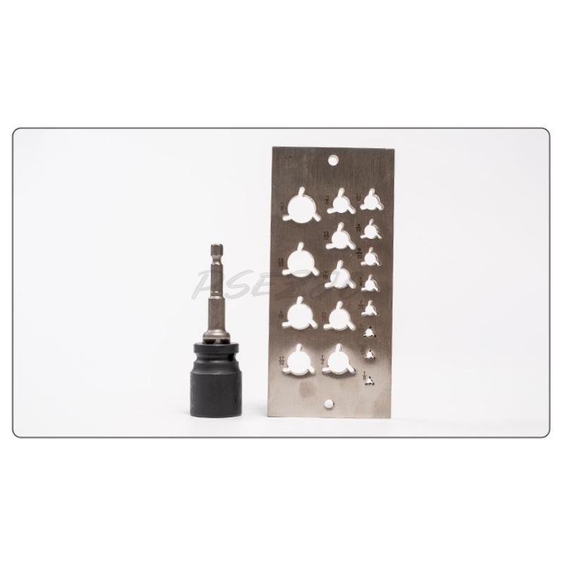Woodworking Aluminum Alloy Pin Locator Electric Drill Wooden Pin Maker Circular Pin Making Tool