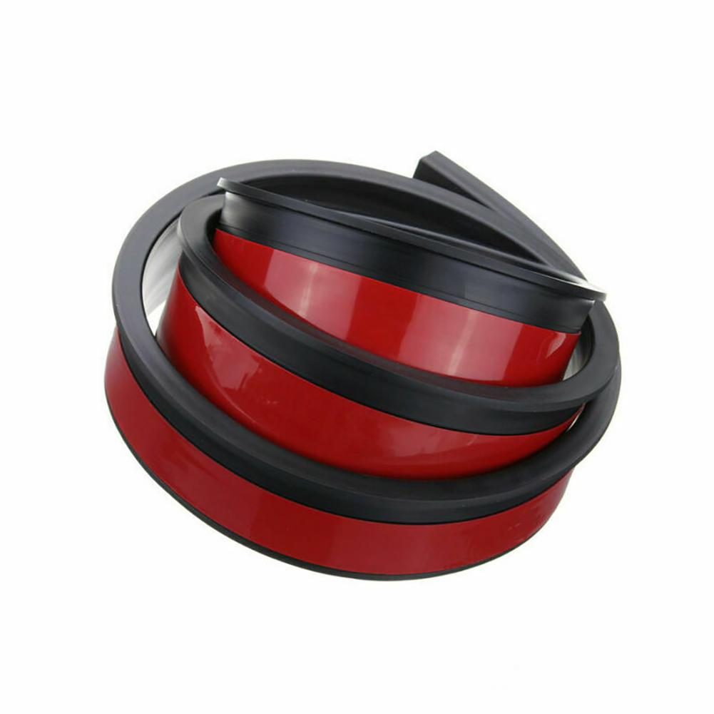 2 Pcs 1.5m Universal Rubber Car Wheel Arch Protection Anti Collision Strips Moldings Mudguard Trim