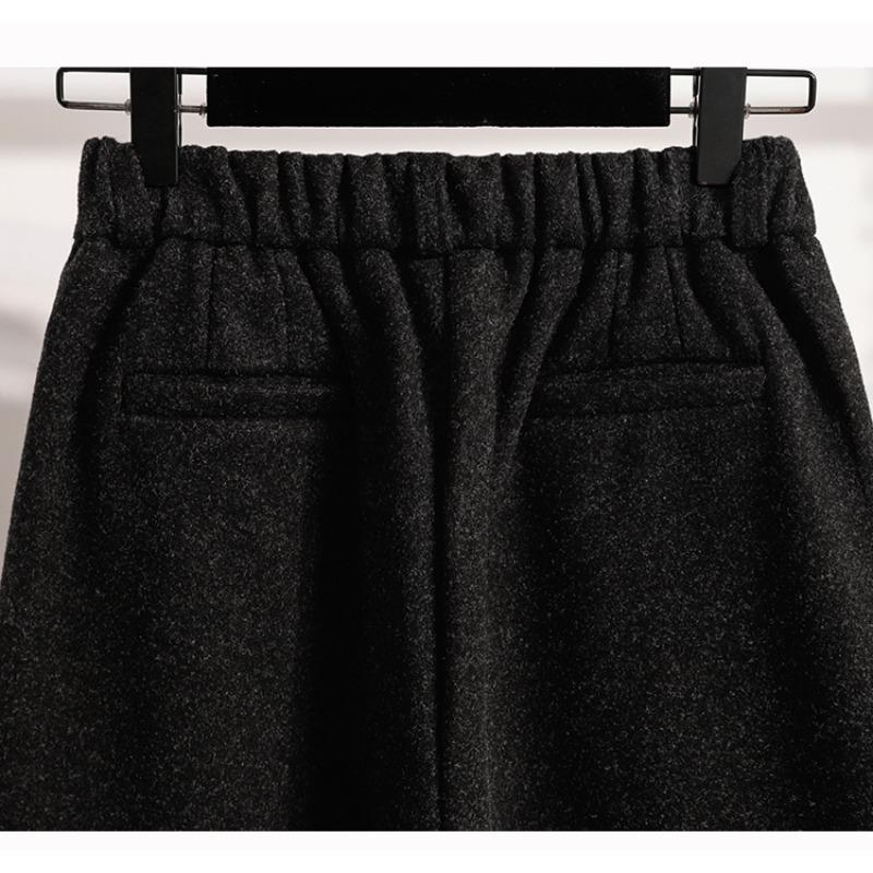 DIMANAF 2025 Autumn Winter Women Plus Size Pants Thick Warm Fashion Lady Long Pants Oversized Loose Bottoms