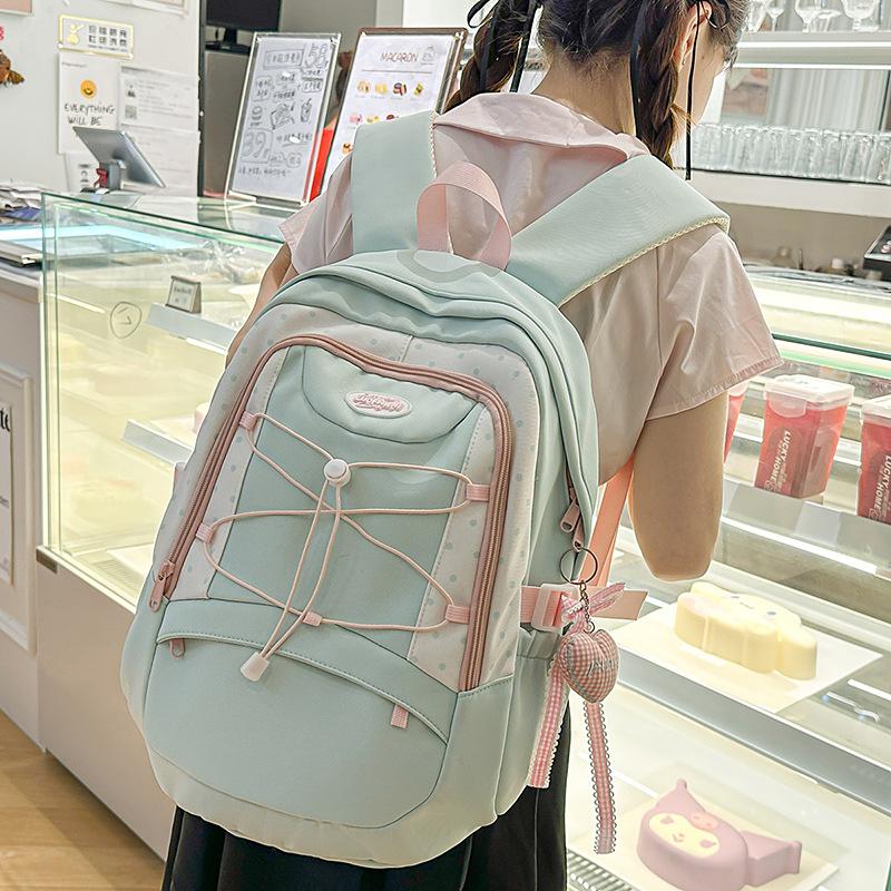 junior high school students, large-capacity travel mountaineering backpack ins trendy versatile backpack for women