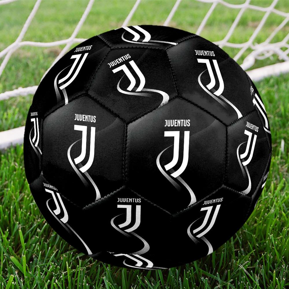 Juventus F.C. Pallone da Calcio Indoor Colorato Per Tutte le Età Cucito a Macchina PVC Pronto per la Competizione Resistente Ad Alto Rimbalzo