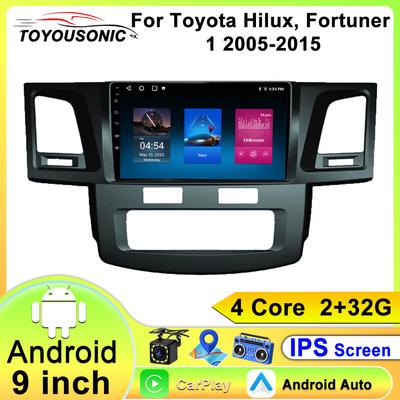 X-REAKO Car Video Player for Toyota Fortuner 2005-2014 GPS Navigation Built-in Dsp Carplay Autoradio Android Head Unit