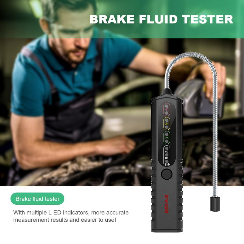 Hydraulic Oil Moisture Analyzer High Precision Brake Liquid Detector Brake Fluid Inspection Tool Oil Quality Checker for Vehicle