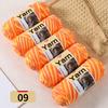500g Gradient Dyed Colorful Yarn, Rainbow Yarn with Multiple Colors,