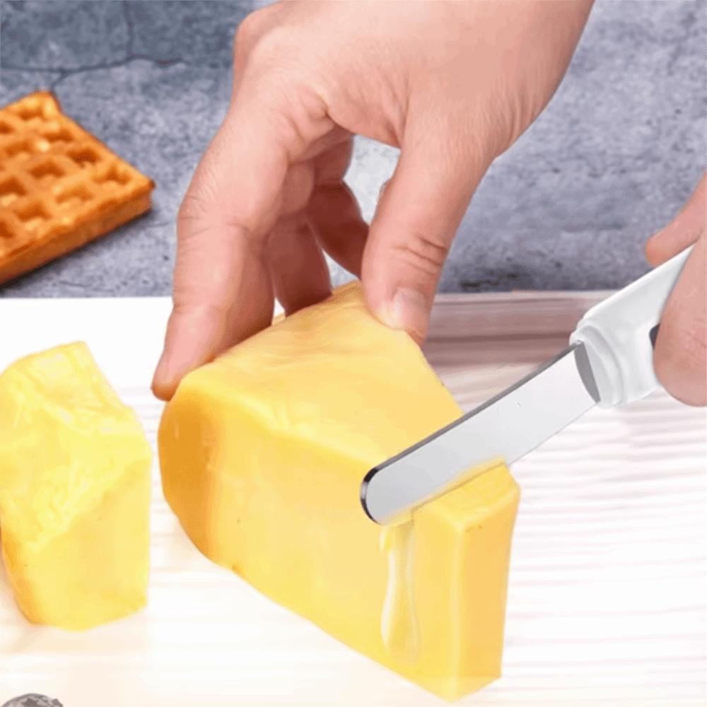 Wiederaufladbarer Butterstreicher Wasserdicht Kaltbutter-Schneider Tragbar Heizende Butterspachtel Toast
