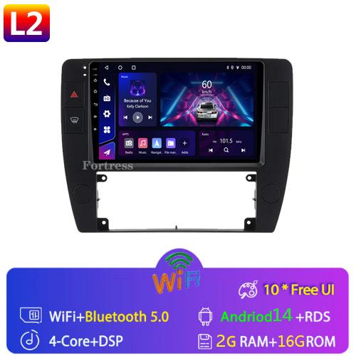 For VW Passat B5 2000 - 2005 360 Camera Android 14 Radio Car Multimedia Autoradio CarPlay 4G GPS RDS HD Recorder NO 2 Din