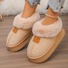 Warm Faux Fur Snow Boots Women 2025 Winter Soft Thick Bottom Slip On Furry Booties Fashion New Style Suede Non Slip Ankle Boots