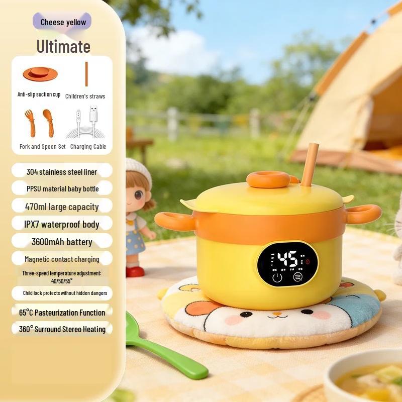 Ru Han Rechargeable No-Water Thermostatic Baby Food Bowl