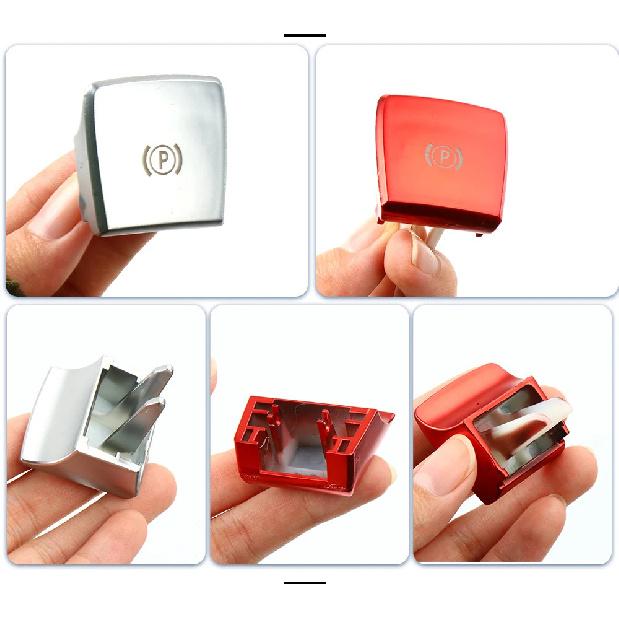 Handbrake Assembly Electronic Handbrake P Button Decorative Cover 61319148508 For BMW X5 E70 2007-2013 X6 E71 2008-2014