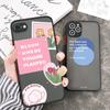 Printed Pattern Frosted Transparent Hard Back Phone Casing Soft Silicone Edge Full Cover Case for iPhone 16 17 Samsung A16 A53 Redmi 10C 12 Note13