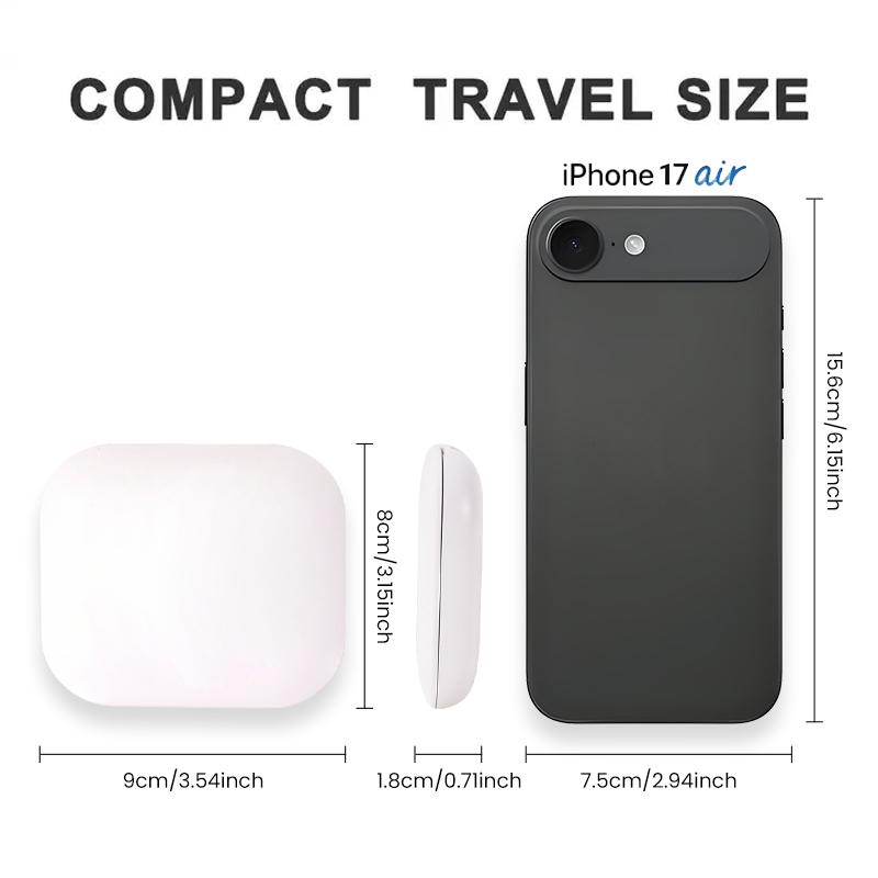 Compact Mirror with Lights 1X/2X Magnification Portable Folding Handheld Small Pocket LED Travel Makeup Mirror for Gift Purse Interior Mirrors6