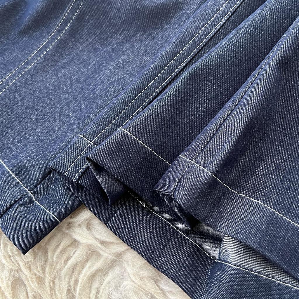 High-end Wear Women's Summer Dress Design V-neck Sleeveless Single-breasted Top Women's Two-piece Casual Wide-leg Trousers