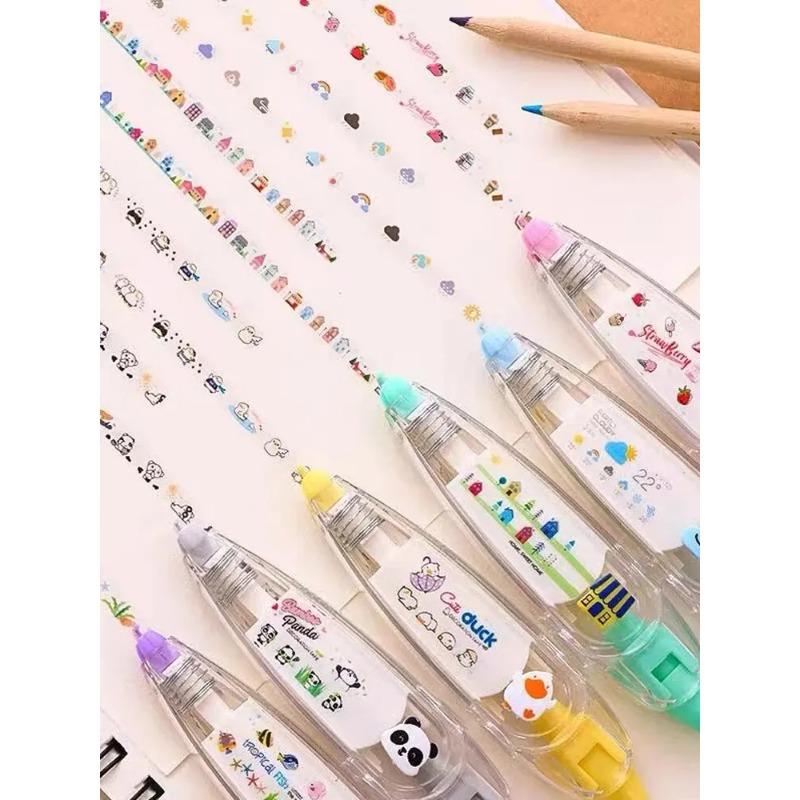 1pc Cute Kawaii Mechanical Design Correction Tape - Perfect for Decorating Diaries and School Supplies