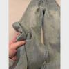 Women's Plus Size Retro Velvet Wide-Leg Jeans - American Style, 2024 Autumn/Winter Collection
