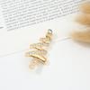 Luxury Rhinestone Christmas Tree Brooch Elegant Refined Brooch Women Collar Pins Brooches Versatile Jewelry Xmas Gifts