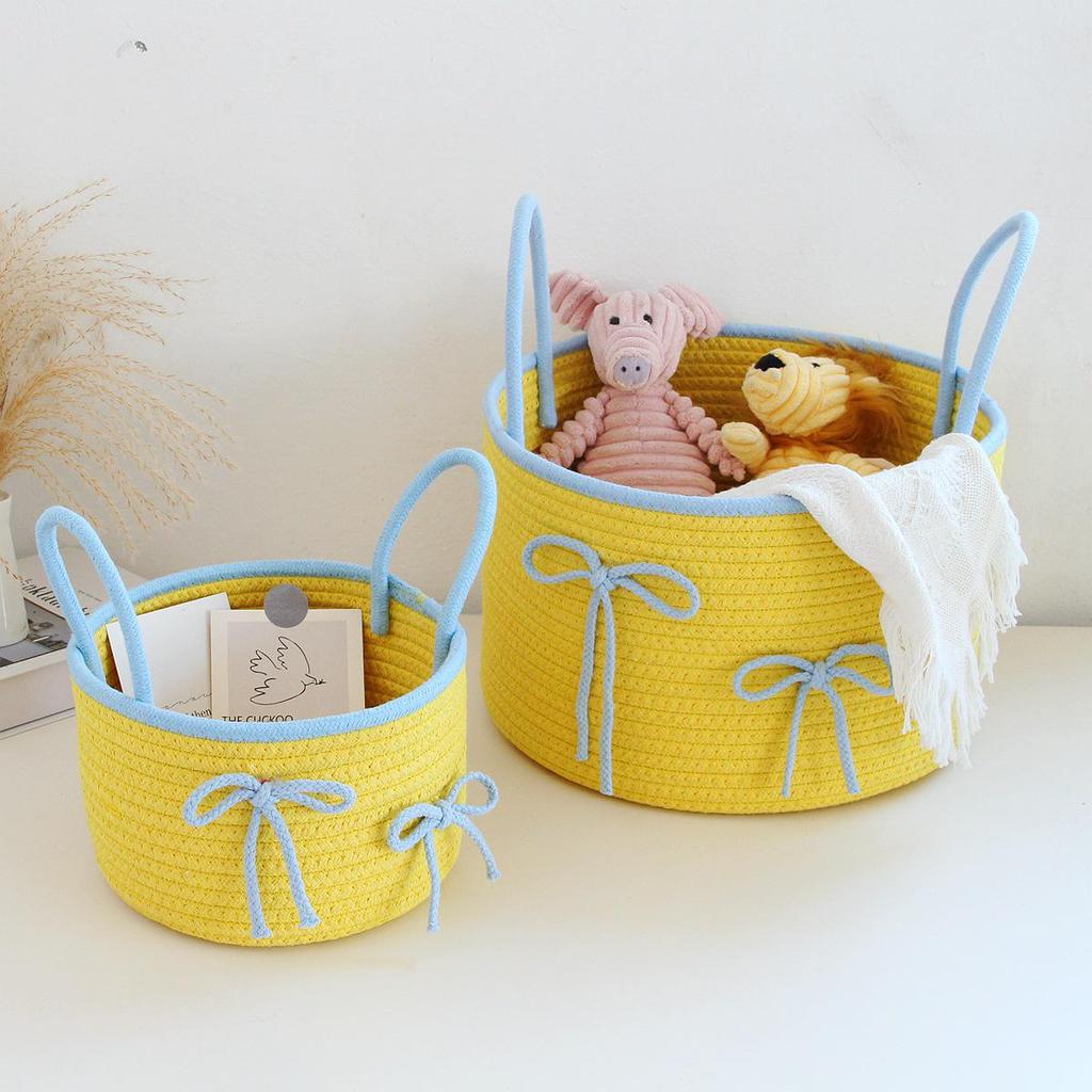 In-Style Handmade Woven Storage Basket for Office and Home
