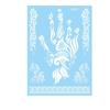 White Lace Arm flower Waterproof Body Art Temporary Tattoos Henna Stickers Tattoo Sticker Simulated