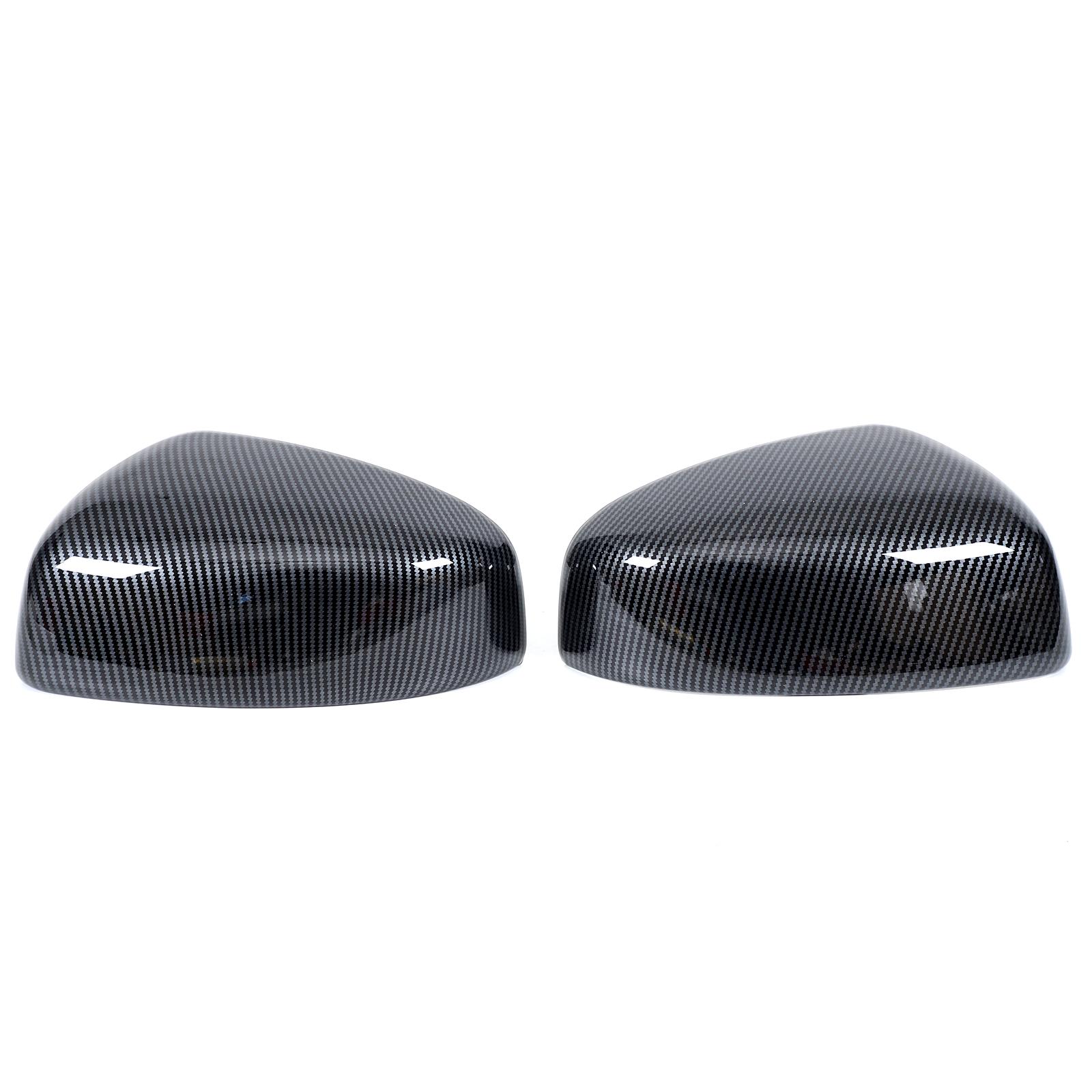 1 pair ABS carbon fiber pattern Car exterior rearview mirror decorative cover For Nissan 370Z 2009- Auto accessories carbon fiber pattern