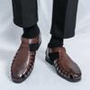 Rome New Men's Black Brown Summer Hole Clogs Sandals Gladiator Trendy Slipper Garden Beach Shoes Hombre Footwear
