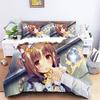 Anime Nekopara Sexy Girl Bedding Set Boys Girls Twin Queen Size Duvet Cover Pillowcase Bed Kids Adult Home Textileextile