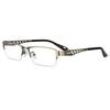 Outdoor Shade Anti-UV Half Frame Sun Light-sensitive Farsighted Eyeglasses Square Hyperopia Glasses Magnifier 0 +25 +50 +75 To +600