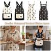 Anti-fouling Kitchen Apron Bowknot Catering Work Clothes Simple Chef Apron  for Home Kitchen