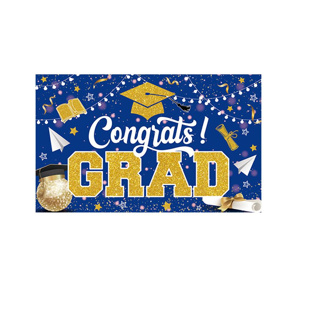 Graduation , Campus Graduation Decorations, Party Banners, Courtyard Ornaments, Background Fabric, Indoor Dining Event