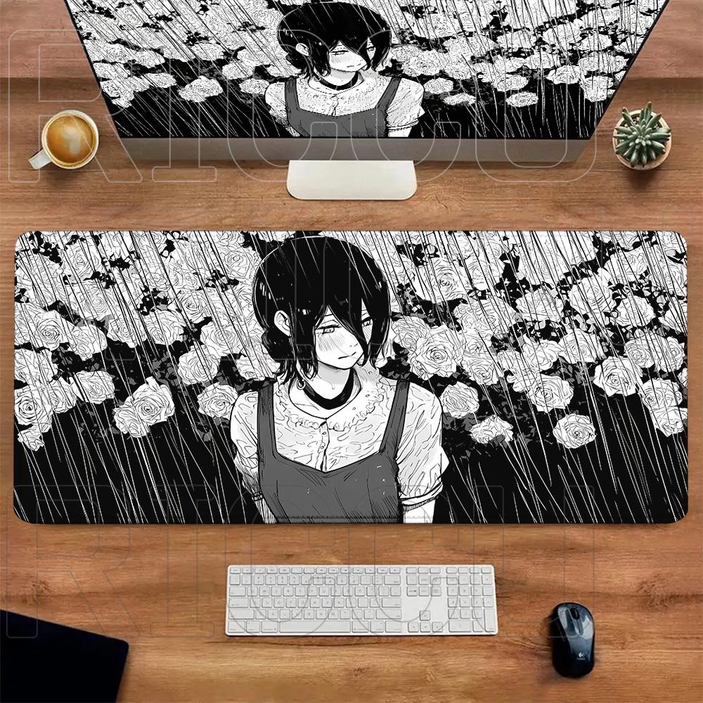 Comic Chainsaw Man XXL Mouse Pad Anime Reze Gamer Makima Gaming Accessories Large Keyboard Desk Mat Computer Keyboa